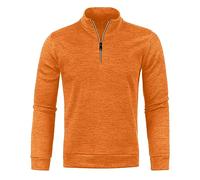 HAOLEI Herren Pullover Stilvoller Slim Fit Sale Sweatshirt Weich Bequem Neuer Lässiger Herbst Und Winter Sportpullover Mit Reißverschluss Dünnes Samtoberteil Langarmshirt Oberteile Hochwertiger