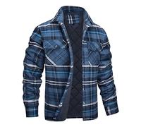 HAOLEI Herren Strickjacke Lässiger Mode Sweatjacke Klassisch Aus Hochwertiger Jacke Mit Knöpfen Oberteile Karomuster Und Taschen Langärmelige Freizeitjacke Mit Kapuze Cardigan Top Weich Bequem
