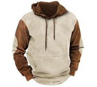 HAOLEI Hoodie Herren Bedrucktes Langärmliges Kapuzenpullover Im Herbst Und Winter, Langarmshirt Weich Und Bequem, Sweatshirt Lässige Modische, Strickpullover Oberteile Klassisch Aus Hochwertiger