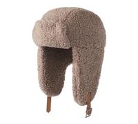 haozaikeji Damen Warmmütze Winter Fliegermütze Trapper Fleece Trappermütze Warm Pilotenmütze Winddicht Skimütze mit Ohrenklappen Kuschelig Mütze Verdickt Outdoorhut für Radfahren Skifahren