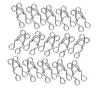 HAPINARY 100 Stück Bh-haken Ersatz-metall-froschverschlüsse Riemen Nähverschlüsse Robust Und Lichtbeständig Für Kunsthandwerk