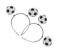 HAPINARY 2 Stück Fußball Stirnbänder Damen Sport Haaraccessoires Rutschfest für Fußballspiele Cheerleader Party