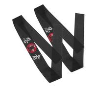 HAPINARY 2 Stück Japanische Karate Stirnbänder Wiederverwendbar Einstellbar Atmungsaktiv Rutschfest Koch und Sport Haarband Einheitsgröße Ninja Design