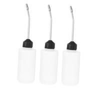 HAPINARY 3 Stück Teiliges Nähmaschinenölflaschen Auslaufsicherem Eisen ausguss und Schraubkappe Vielseitiger Ölspender für Präzises Ölen Geeignet für Diverse Nähmaschinen und Motoren