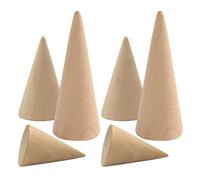 HAPINARY 6 Stück Kegelförmige Ringhalter Nachhaltiger Schmuckständer für Ringe Eleganter Ringdisplay für Schmuckgeschäfte und Persönliche Schminktische