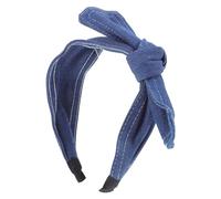 HAPINARY Damen Haarband Breites Jeans Stirnband Mit Schleife Aus Polyester Und Kunststoff Für Alltag Und Party Modischer Kopfschmuck