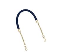 HAPINARY Geflochtenes Pu Leder Ersatzgriffband mit Metallkettenschnalle Vielseitiger Kettenriemen für Damenhandtaschen Installieren für Selbstgemacht und Handgefertigte Taschen