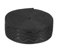 HAPINARY Nähgummiband 3cm Breit 5m Rolle Dehnbar und rutschfest mit Griffstreifen Geeignet für Bastelarbeiten und Elastische Träger zum Annähen