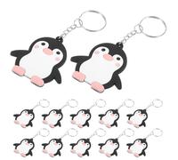 HAPINARY Niedlicher Pinguin Schlüsselanhänger Kompakt und Langlebig 24 Stück aus Weichem Pvc als Partygeschenk oder Dekoration für Taschen und Rucksäcke