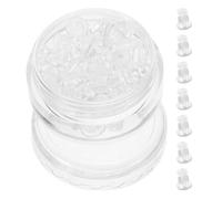 HAPINARY Ohrringstopper aus Transparentem Kunststoff Ohrsteckerkappen für Damen Formstabiler Ohrringverschluss zum Reparieren und Selbstgemacht Schmuck