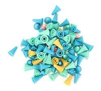 Hapivida 100 Stück Nähnadel Spitzenschutz Stopper Silikon Stricknadeln Kappe Nähen Quilten Stopper für DIY Hand Handwerk Werkzeuge(S)