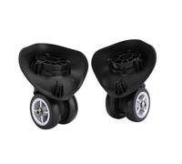 Hapivida Koffer Rollen Ersatzräder, 2 Stück PVC Trolley Rad Ersatz für Gepäck Koffer Trolley, Leise Laufräder