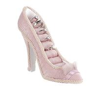 Hapivida Schmuckständer, 4 Stile Elegante Dame Modell Schmuck Organizer Schaufensterpuppe Prinzessin Kleid Halskette Hängegestell für Armbänder, Ohrringe, Ringe, Frauen, Mädchen (Hochhackig)