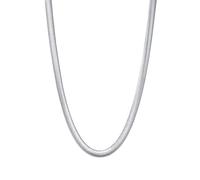 Happiness Boutique Massive Schlangenkette in Silberfarbe für Damen | Modische Edelstahlkette ohne Anhänger