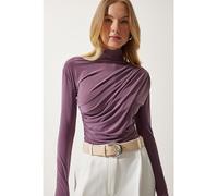 Happiness Istanbul Bluse in Lila - Größe 36 | Damen Blusen