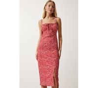 Happiness Istanbul Kleid in Rot - Größe 40 | Damen Kleider