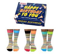 Happy Birthday Geburtstag Oddsocks Socken in 39-46 im 6er Set - Strumpf