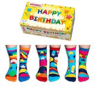 Happy Birthday Oddsocks Socken in 30,5-38,5 im 6er Set - Alles Gute zum Geburtstag Oddsocks Strumpf