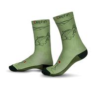Happy Carp Karpfensocken Karpfen Fisch Socken Gr. 41-46 Nette Angelsocken Angeln Geschenk Outdoor Quality Socks, blacks, 40 EU