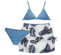 Happy Cherry - Bademode Bikini Sets Mädchen Teenager für Schwimmen Strand Surfen Tankini Badeanzug Sommer 3-teiliges Schwimmanzug-Set Swimsuit Bikini-Oberteil Slip Rock - 12-13 Jahre - Blau