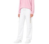 Happy Cherry Cargohose für Kinder Mädchen Jungen mit Gerades Bein | Jogginghose mit Reißverschluss Taschen, Elastischer Bund Kordelzug, Baumwolle Sweathose Freizeithose 5-12 Jahre