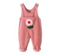 Happy Cherry - Latzhose Kinder für Frühling Winter Herbst Cord-Overalls Jungen Mädchen Latzhosen Baby-Overalls - 4-5 Jahre - Rosa