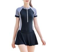 Happy Cherry Mädchen 2-Teilige Badebekleidung Bademode Schwimmanzug mit Rock Schwimmen UV-Schutz Swimsuit Hersteller 170/14-16 Jahre-Muster 3