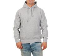 Happy Clothing Herren Hoodie Grau Meliert XS - Kapuzenpullover Basic Sweatshirt Pullover Männer aus weicher Baumwollmischung 280g/m² - Kapuzensweatshirt Herren Freizeit Sport Alltag