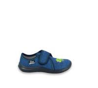 Beck Jungen Happy Dino Hausschuhe, Blau, 27 EU