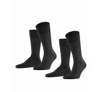 Falke Socken Herren Baumwolle grau, 43-46