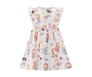 happy girls by Eisend Kleid in Creme - Größe 128 | Kinderkleider