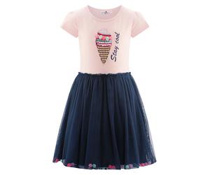 happy girls by Eisend Kleid in Rosa - Größe 104 | Baby Kleider Roecke