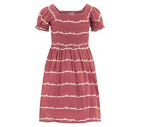 Druckkleid HAPPY GIRLS, Mädchen, Gr. 164, N-Gr, light pink, Crêpe, Obermaterial: 100% Viskose. Futter: 100% Baumwolle, bedruckt, gestreift, Basic ca. Mitte Wade, eckiger Ausschnitt, Puffärmel,Raglanär