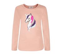 happy girls by Eisend Longsleeve in Rosa - Größe 122 | Baby Langarmshirts