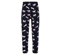 Strickleggings HAPPY GIRLS, Mädchen, Gr. 122, N-Gr, blau (navy), Feinstrick, Obermaterial: 60% Polyester, 35% Baumwolle, 5% Elasthan, bedruckt, Casual, slim fit normal, Hosen, für kleine Pferde-Fans (