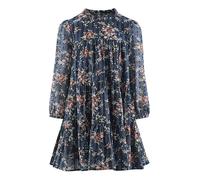 happy girls Mädchen Kinderkleid, Navy, 140 EU