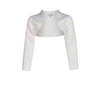 Happy Girls Mädchen Satin-Bolero Sophie in Ecru - 354104, 122