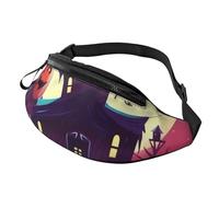Happy Halloween Bauchtasche für Herren und Damen, modisch, zum Laufen, wasserdicht, Crossbody-Tasche mit verstellbarem Riemen, Sport-Hüfttasche für Reisen
