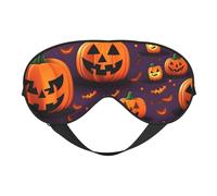 Happy-Halloween-Day Trick-or-Treat Augenmaske, Schlafmaske für Männer und Frauen, 100% Verdunkelung, kein Druck auf die Augen, weich und atmungsaktiv