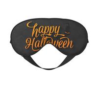 Happy Halloween Schlafmaske, Augenmasken für Schlaf Doppelseitige Schlafmasken für Damen Herren, Verdunkelung Augenabdeckungen zum Schlafen, Reisen