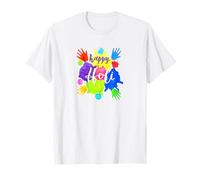 Happy Holi T Shirts Women Festival Outfit Color India Hindu T-Shirt