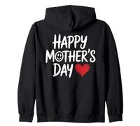 Happy Mother's Day Lettering Mit Herz Kapuzenjacke