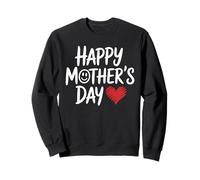 Happy Mother's Day Lettering Mit Herz Sweatshirt