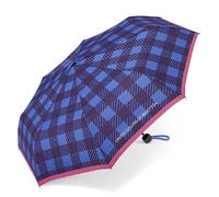 Happy Rain Benetton Super Mini Manuell Taschenschirm Checks blue Karo