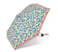 Happy Rain Benetton Ultra Mini Flat Manuell Taschenschirm blooming...