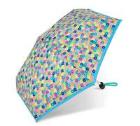Happy Rain Benetton Ultra Mini Flat Manuell Taschenschirm blooming...