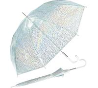 happy rain Regenschirm Leo Glitter transparent durchsichtig