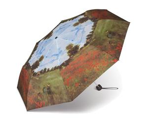 happy rain Regenschirm Motiv Claude Monet Mohnfeld bei Argenteuil Taschenschirm