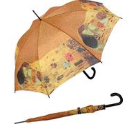 happy rain Stockschirm Künstlerschirm AutomatikArt Taifun Klimt - der Kuss klein