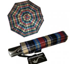 Happy Rain - Stormwalker Up & Down Faltschirm automatik 99cm Durchmesser rot/blau Multicolor